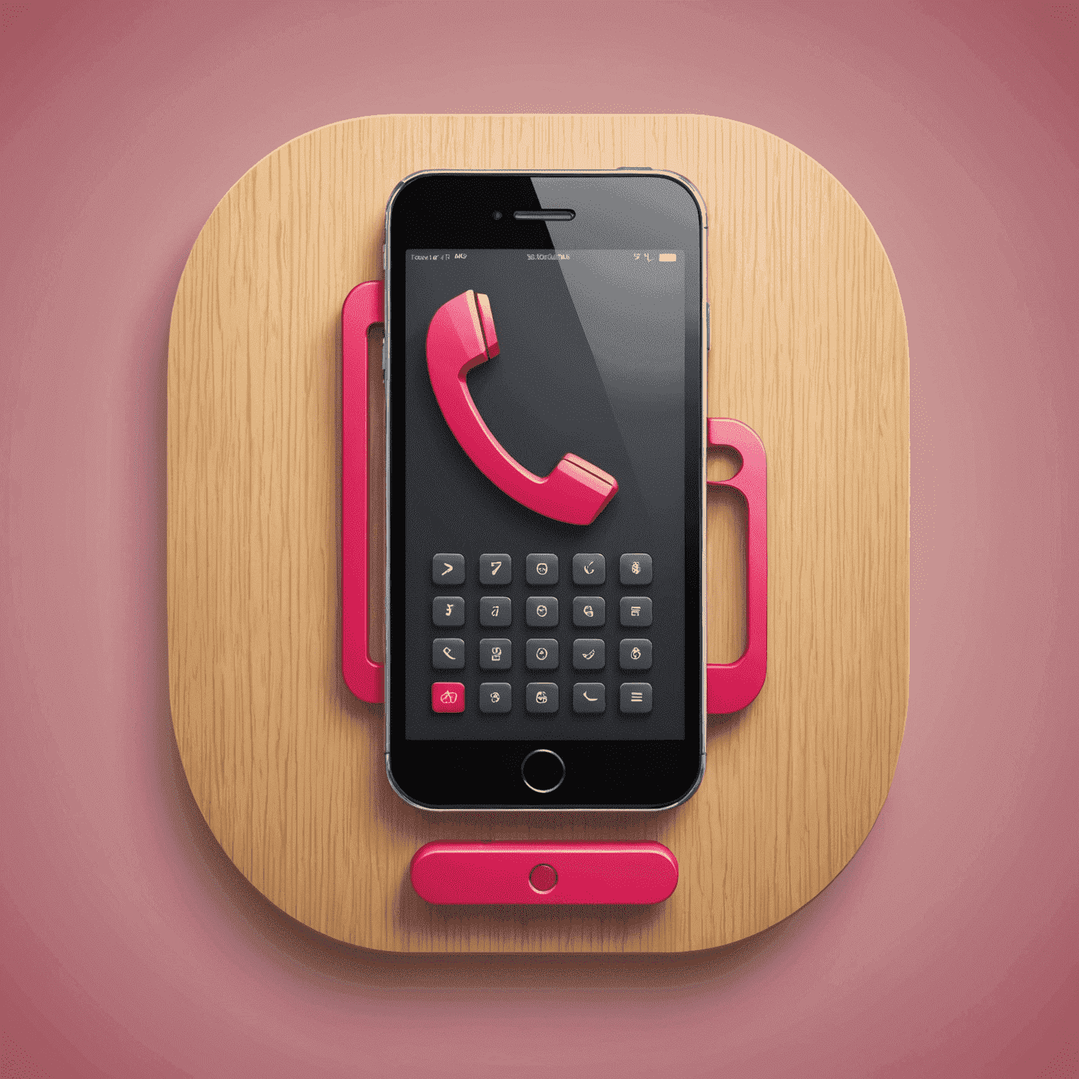 Phonegryge.com logo featuring a stylized mobile phone icon with red and pink accents