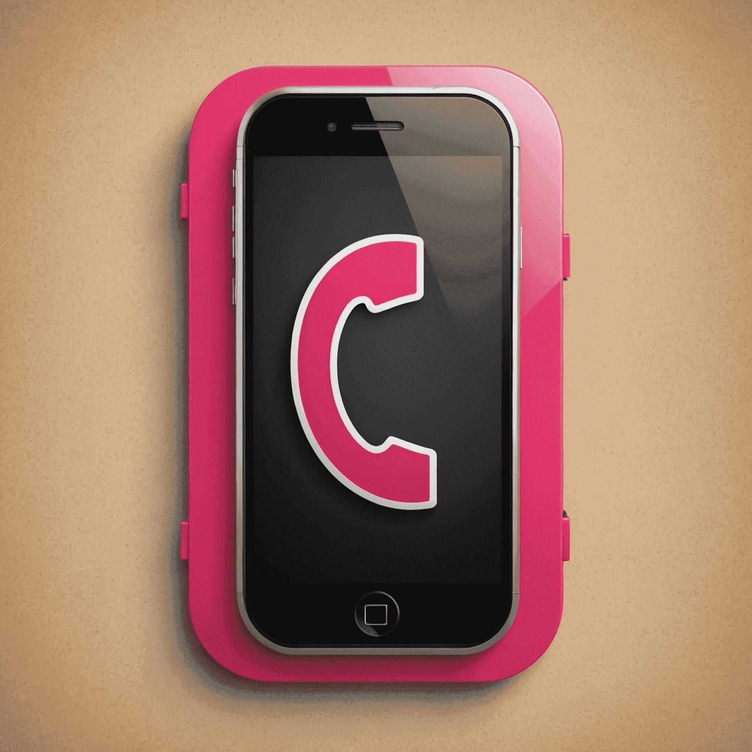 Phonegryge.com logo featuring a stylized mobile phone icon with red and pink accents