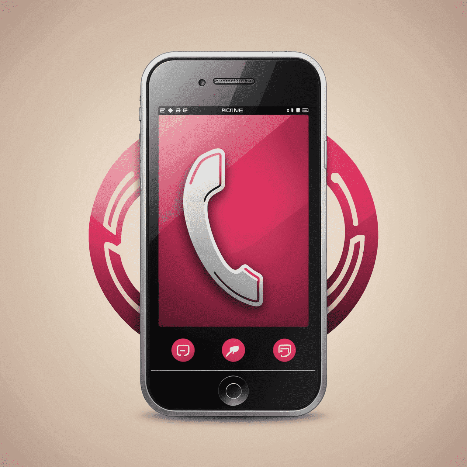 Phonegryge.com logo featuring a stylized mobile phone icon with red and pink accents