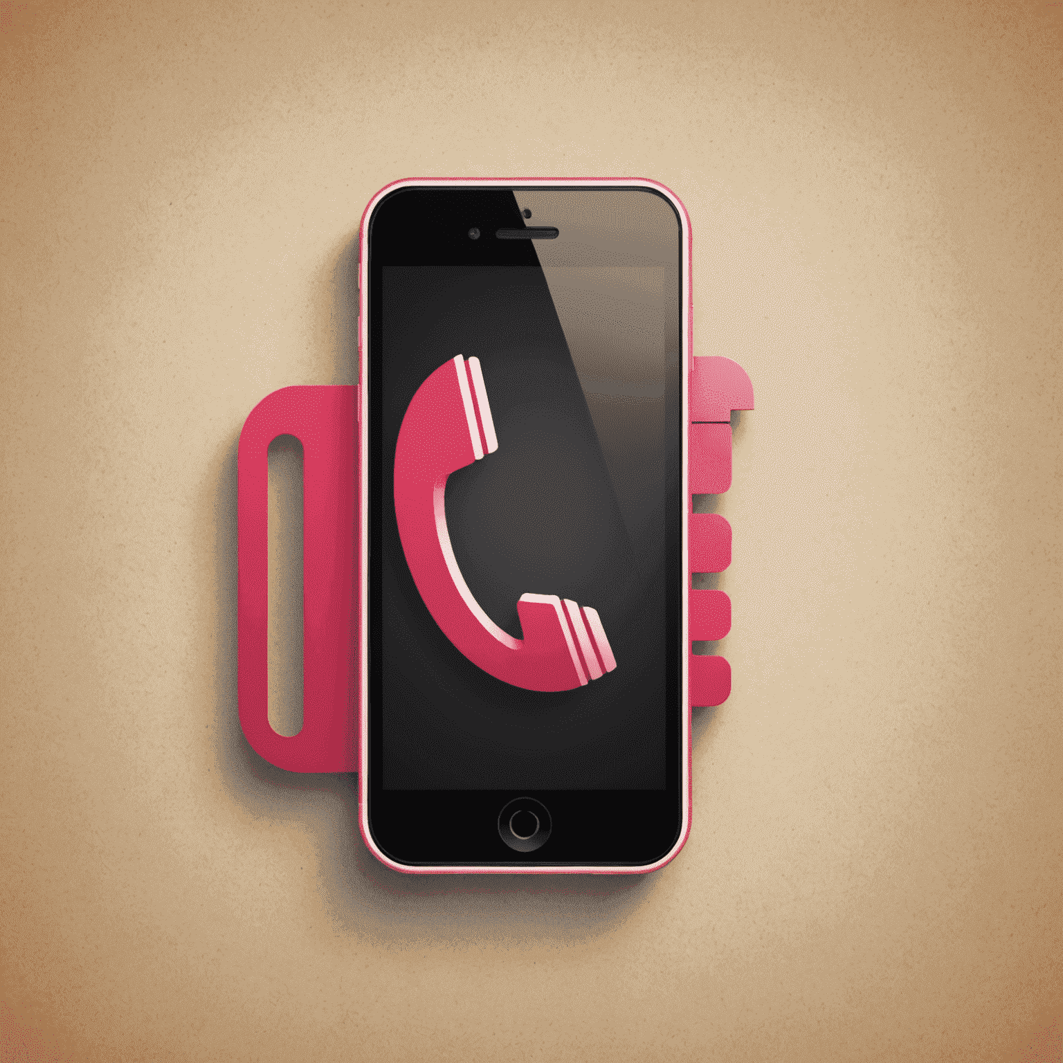 Phonegryge.com logo featuring a stylized mobile phone icon with red and pink accents